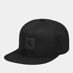 CARHARTT WIP LOGO CAP BLACK