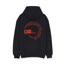 IUTER HOODIE CIRCLE BLACK